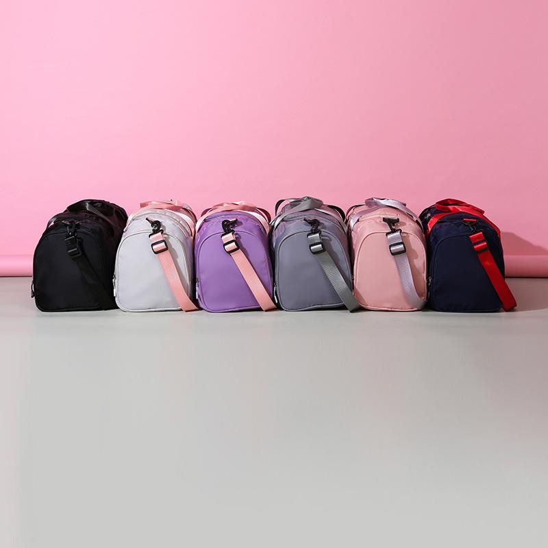 Short-distance Large-capacity Travel Bag Dry Wet Separation Sports Fitness Yoga Bag Water Splashing Hand Crossbody Storage Bag for Women