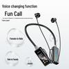 Bluetooth Neckband Headset with HD Audio and Ultra-Long Standby for Live Streaming - Compatible with Apple and Android Devices