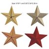 Five Pointed Star Badge Beautiful Alloy Tridimensional Design Eye-catching Shiny Durable Not Easy to Fade Lightweight Lapel Pins