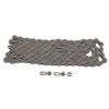 Bike Chain Carbon Steel High Strength 11 Speed Bike Chain with Buckles for Mountain Bikes Road Bikes Grey