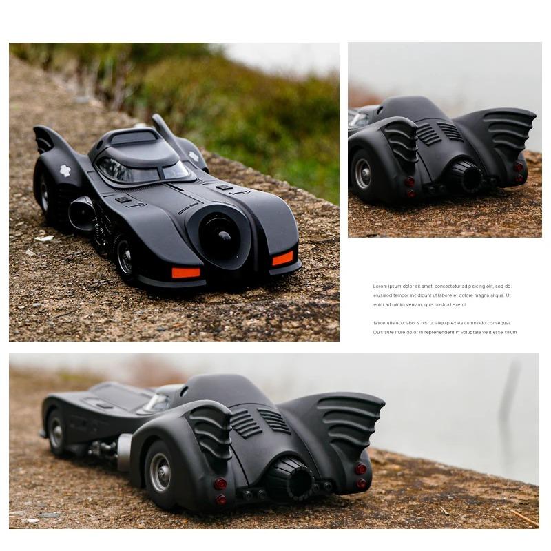 Large 1/18 Scale 1989 Batmobile Classic Tank Alloy Metal Diecast Model Car Sound & Light Collection Hobby Decorations Display Ornament