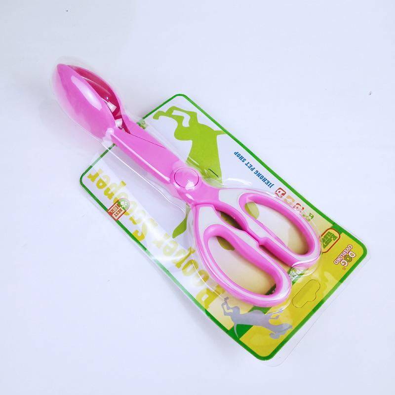 

Portable Pet Waste Scooper Durable Dog Poop Scoop Clip Tweezer Style for Outdoor Use рожевий