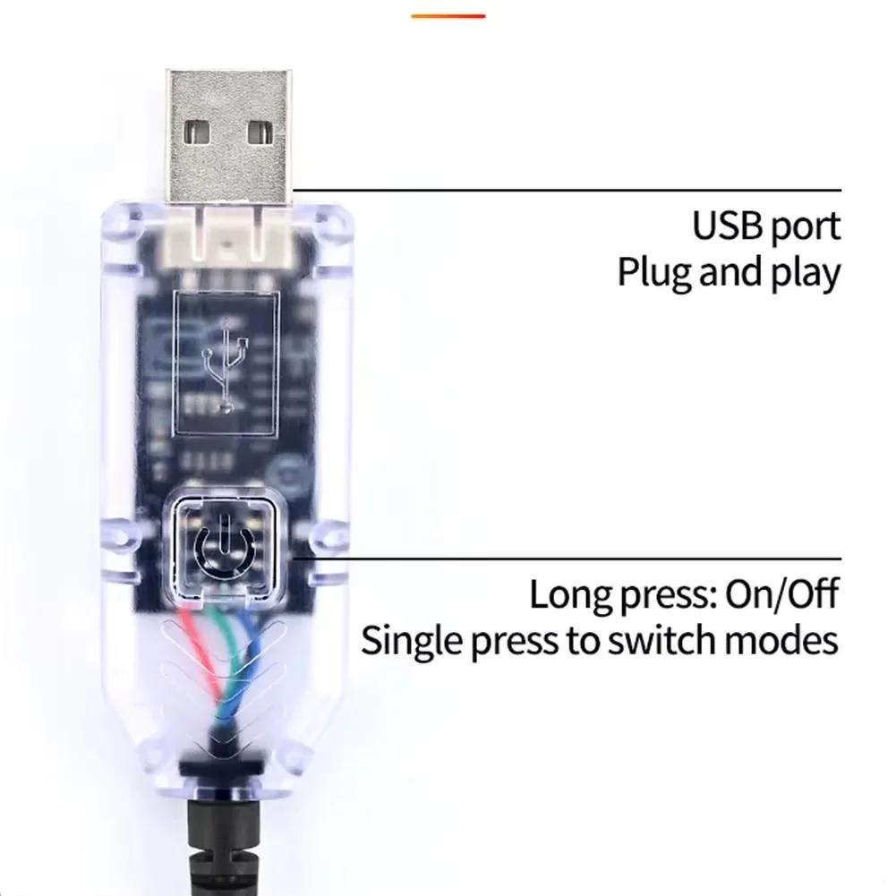 LED-Teufelsaugen-Licht, Fahrzeugsignalleuchten, Warnleuchten, 11 Modi, Stroboskoplicht, USB-Anschluss, Matrix-Panel-Dekorationen für die Windschutzscheibe