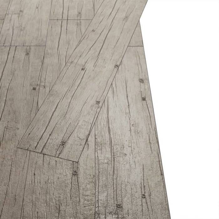 VidaXL Planches de plancher PVC Non auto-adhésif 5,26 m² Chêne délavé 245163