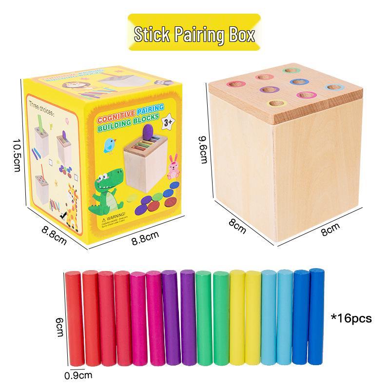 Children's Montessori Shape & Color Sorting Coin Box Toy