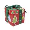 Feestelijk Cadeaupapier Set: Cartoon Kerst & Nieuwjaar Ontwerp met Tissuepapier