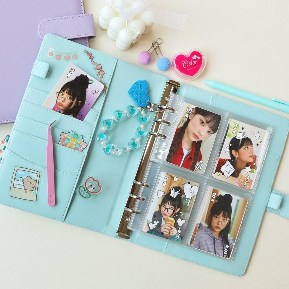 Bom Bom Macaron 6-Round Pokabinder A5 Diary Album with Inner Pages