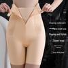 High Waist Jacquard Zipper Hip Lifting Tummy Control Plus Size Seamless Boyleg Shaper Panties for Women