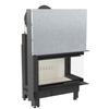 Steel Fireplace KRATKI MBO Right 15 kW Ø 200 Lift-up Self Closing Door