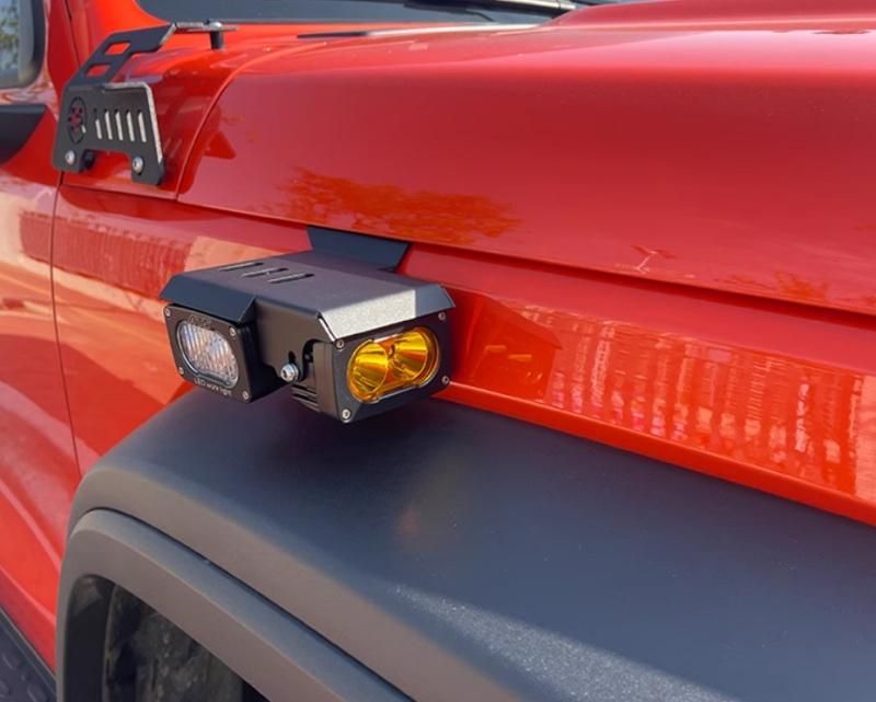 Car Anti-fog Light Double Light Bracket Fit for GWM Tank 300  A-pillar Hood Side Light Bracket Car Exterior Upgrade Accessories