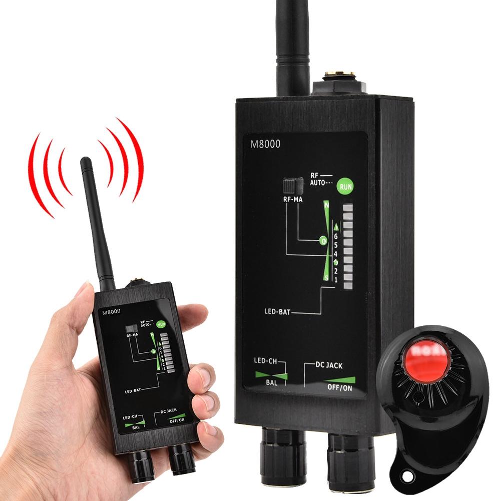 M8000 Radio Anti Spy Detector Signal Auto Tracker Detector With Antenna(100-240 )