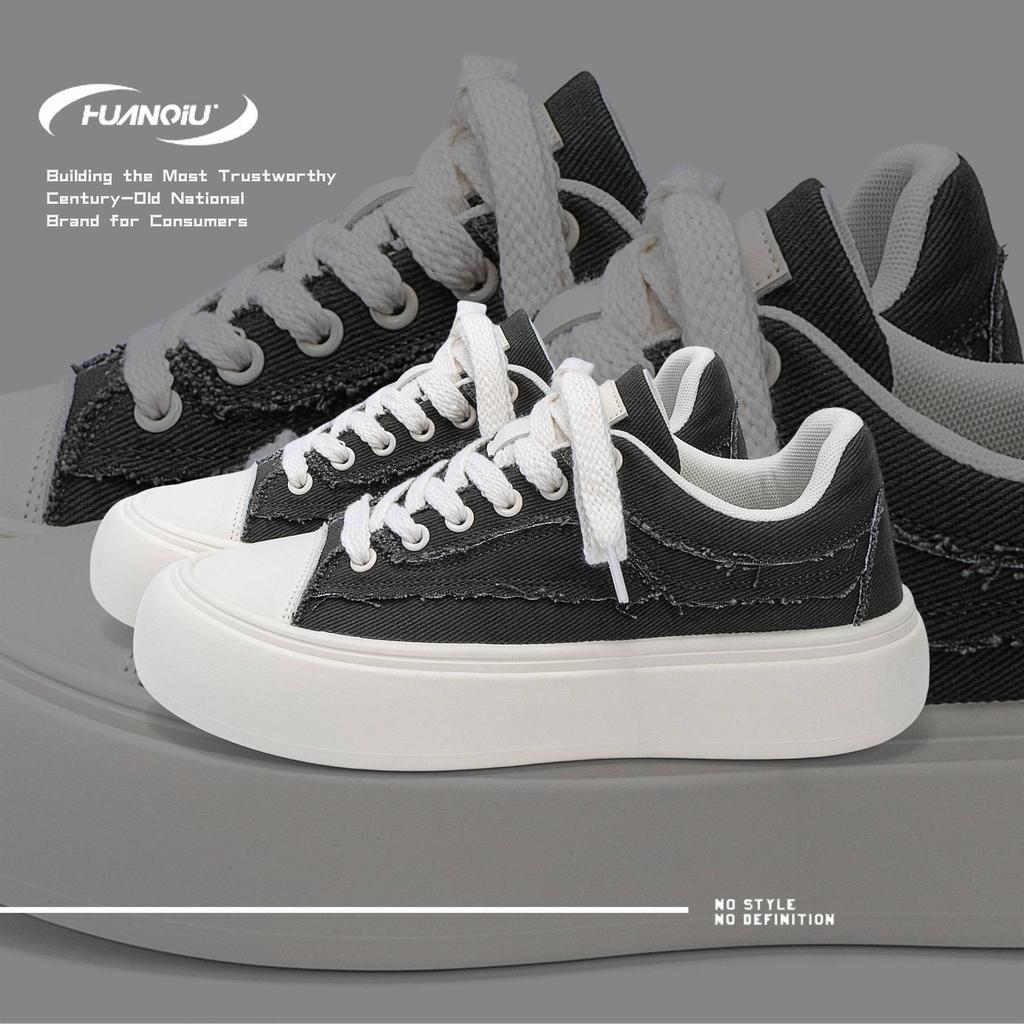 Global trend casual board shoes for men ZHQ68306 summer men's shoes versatile thick-soled men's lightweight canvas shoes for men