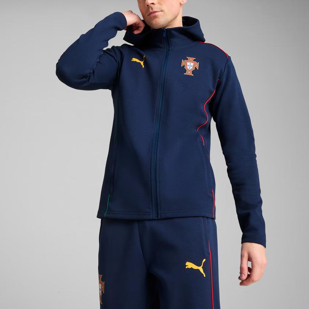 Puma Drycell Portugal Casual Full Zip Hooded Jacket Men Jacket Persian-Blue 779554-17