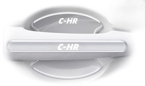 

C-HR Toyota Car Door Handle Protector, Transparent Type, Compatible with Toyota CHR ZYX10 ZYX11 NGX50 All Series, Stick-on Door Knob Guard Protec