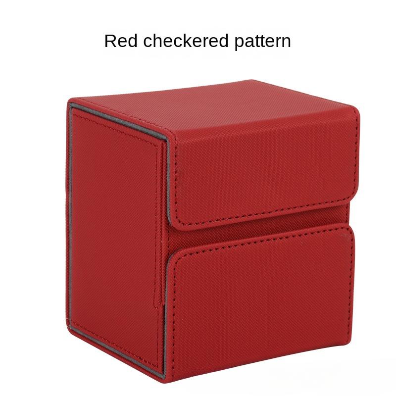 100+ Trading Card Deck Case Leather Magnetic Closure Card Storage Box Magic Card Protectors Fit for YuGiOh MTG Sport Cards