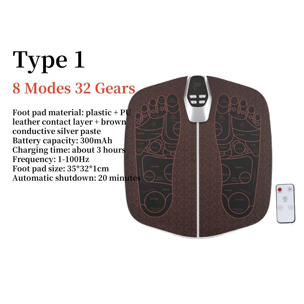 3D Foot Massage Mat Electric Leg Massager for Blood Circulation Edema Muscle Relaxation Pad USB Rechargeable Fitness Home