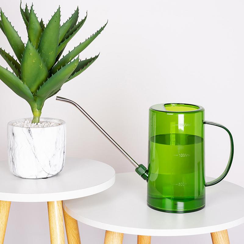 1L lange Mundgießkanne Pflanzensprinkler Topfhaus Bewässerungszubehör