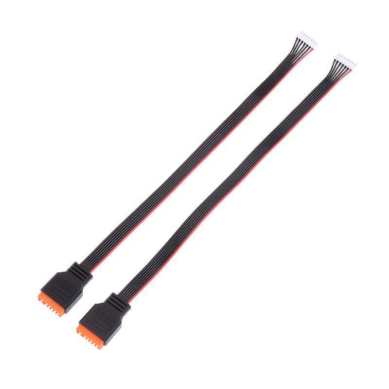 2Pcs/set Balanced Head Charger Extension Cable For 2-6S Lithium Batteries Suitable For HOTA A6 A12