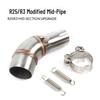 YZF-R3/R25 MT03 Motorcycle Titanium Mid-Section Front & Tail Exhaust Pipe