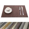 Waterproof PVC Coaster Placemat 45x30 Rectangular Placemat Decorative Bowl Mat Insulation Pad Table Mat Coaster posavasos