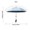 UV Protection Stroller Umbrella with Clamp - 360 °   Adjustable Universal Baby Pram Sunshade, 1PC