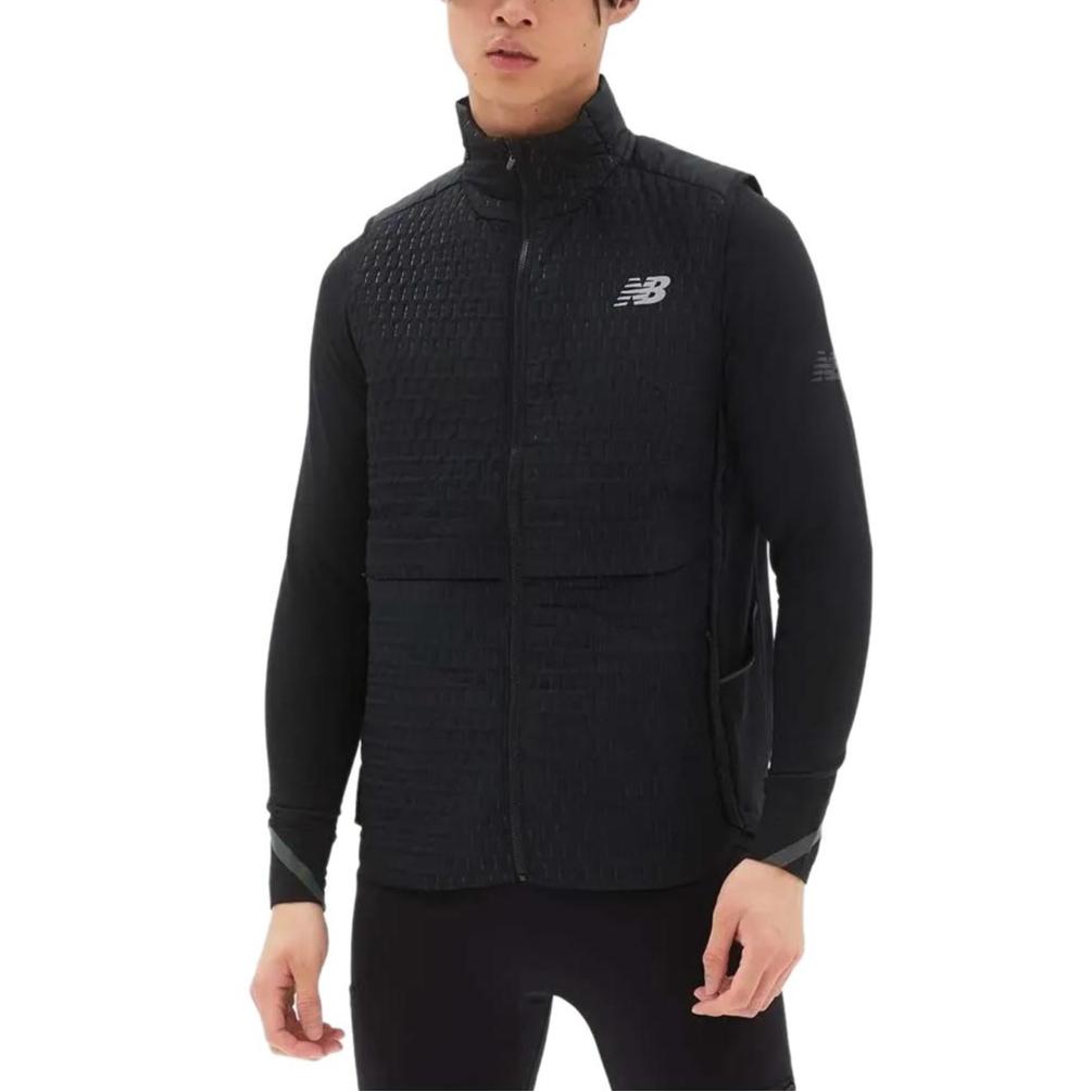 New Balance Prsluk Heat Grid Vest Men's Black MV23254-BK