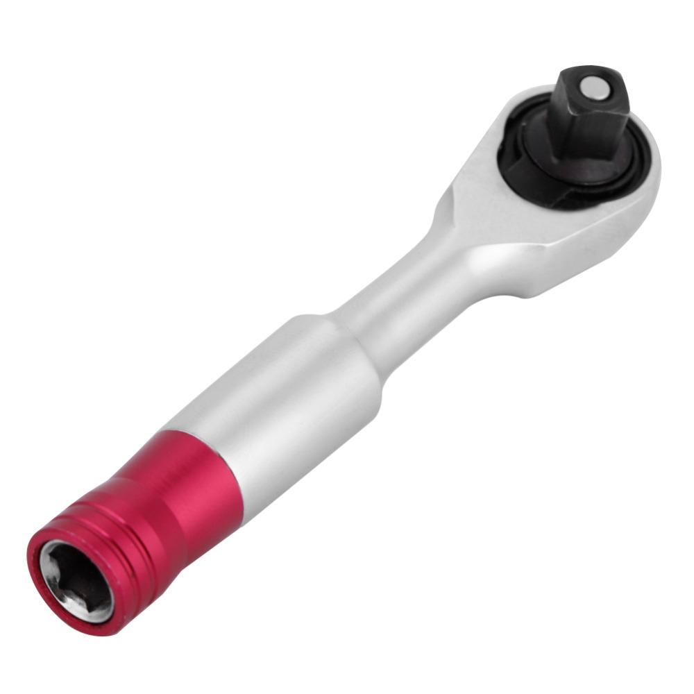 6.35mm 1/4Inch Quick Socket Wrench Metal Hex Torque Wrench Right Angle Screwdriver  Tight Spaces