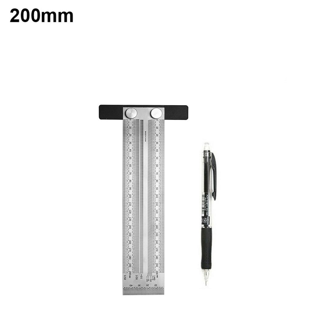 Buy Hara Stainless Steel Precision Marking Measuring Scale Ruler Pen ...