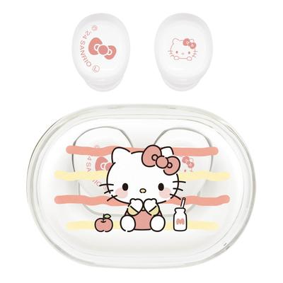 Gourmandies Sanrio Personagens Fones de ouvido estéreo totalmente sem fio Hello Kitty SANG-458KT