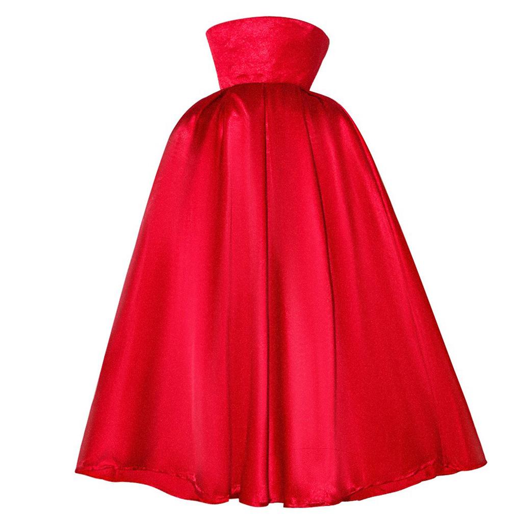 Kostýmová sada pro cosplay herní postavy, Kostýmy na převlekovou párty, Vystupovací kostýmy na výstavu, Šaty černé čarodějnice Cosplay šaty Párty Dětské šaty