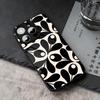 Capa Folio para Celular Orla Kiely Multi Stem com Vidro Temperado Para IPhone 16 13 14 12 15 11 Pro Max Plus Mini X XR SE2020 Coque