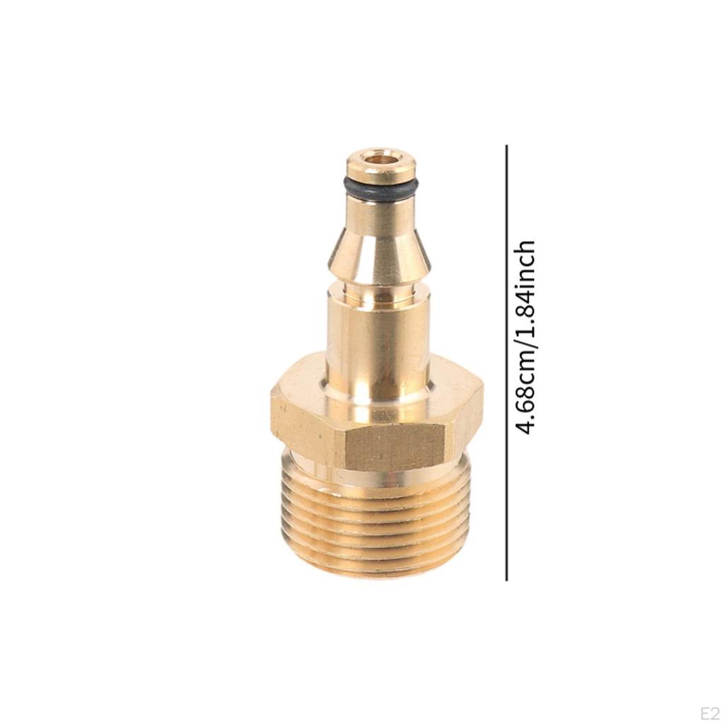 High Pressure Washer Hose Adapter Connector Repair Water Tube Conversion Tool Metal Sturdy