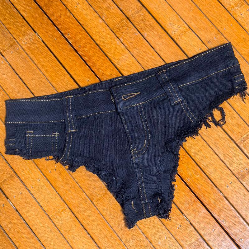 Denim Skinny Super Low Waist Shorts: Women's Sexy Nightclub & Pole Dance Fashion Trend