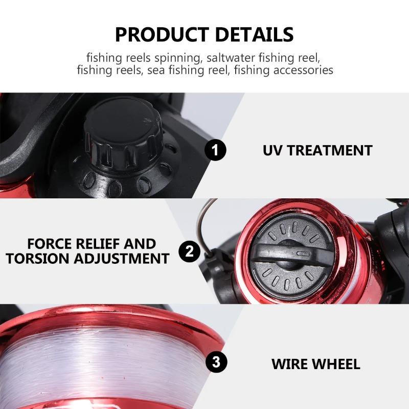 1 st Fiskehjul Spinnrullar Surfbåge Kit Saltvattenfiske Tillbehör Spö Rullar Teknisk Plast Hav Ultratunn Kropp Hög