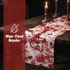 Bloody Halloween Decorative  Tablecloth Handprint Table Cover Scary Placemat  Halloween Party
