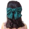 Young & Forever Gift Hair Accessories Dark Green Hair Bows for Women Girls, Hair Clips for Styling Bowknot French Barettes and Hair Clips, Hair Bow