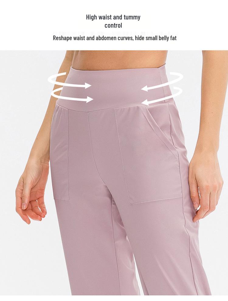 Women's Quick-Dry Loose Fit Joggers: Autumn/Winter Running, Training, Yoga Pants with Pockets.