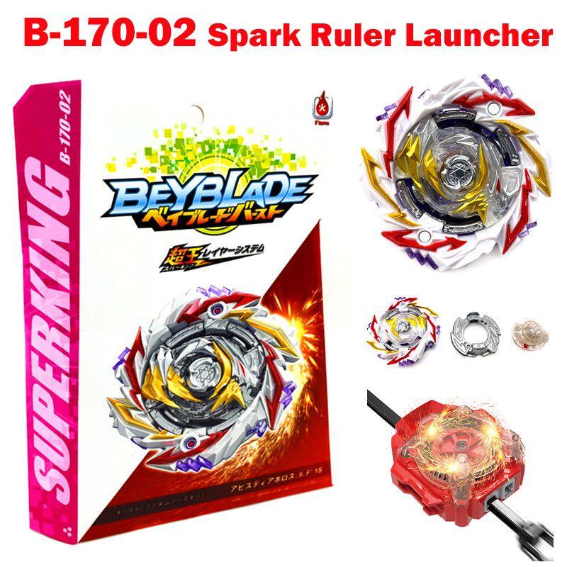 Superking Beyblade Burst B170 02 Abyss Diabolos 5 Fusion 1s Spark Launcher