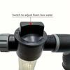 Household Car Wash Water Gun with Long Rod and Rubberized Handle