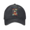 Christmas Wait What I Have An Attitude Playful Character Demin Trucker Hat Durable for All Seasons Golf Hat Cap Man Summer