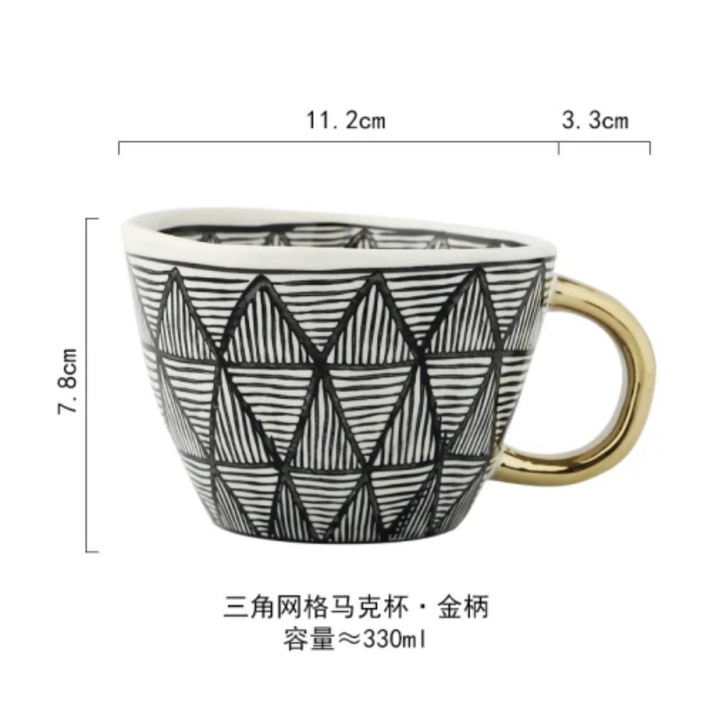 330ml Ceramic Mug with Handle Coffee Cup Afternoon Tea Cup Milk Tea Cups Milk Mug Coffee Mugs Drinkware Teacup Water Cups