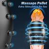 Silicone Penis Ring Locking Ring Sleeve 10 Modes Delay Ejaculation Men's Penis Erection Enlargement Ring Reusable Penis Ring