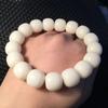 Natuurlijke witte jade Bodhi oude emmer kralen hand touw Bodhi zoon Boeddha kraal gelukshand touw