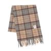 RECLOW RECLOW LAND 100% Cashmere Tartan Check Muffler Brown