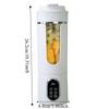 Mini Mixer Portable Juicer Blender 530ML Capacity Juice Maker Fruit Extractor  Outdoor