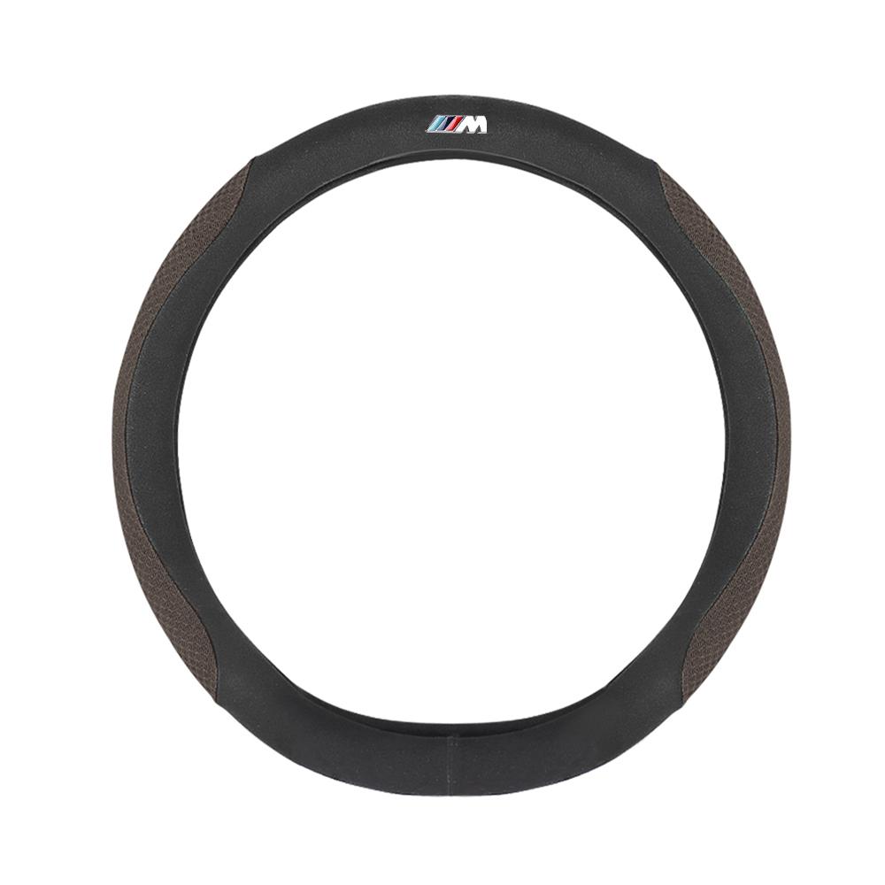 

1pc Suede Leather Anti-Slip Car Steering Wheel Cover For BMW M E46 E90 X1 F11 E71 E82 W222 G30 M1 M2 Auto Protect Accessories 1pc