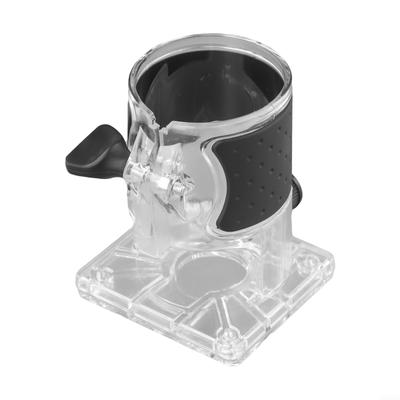 Transparent/Schwarz Router Basis Trimmer Router Basis Holzbearbeitung