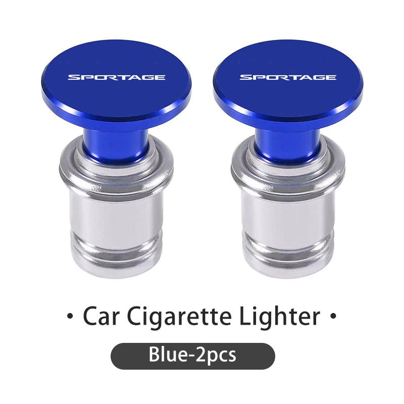 RVGH1 Car Cigarette Lighter Dustproof Cover Aluminum Alloy Accessories For KIA Sportage Rio K5 K2 Optima Cerato Proceed Venga Sedona