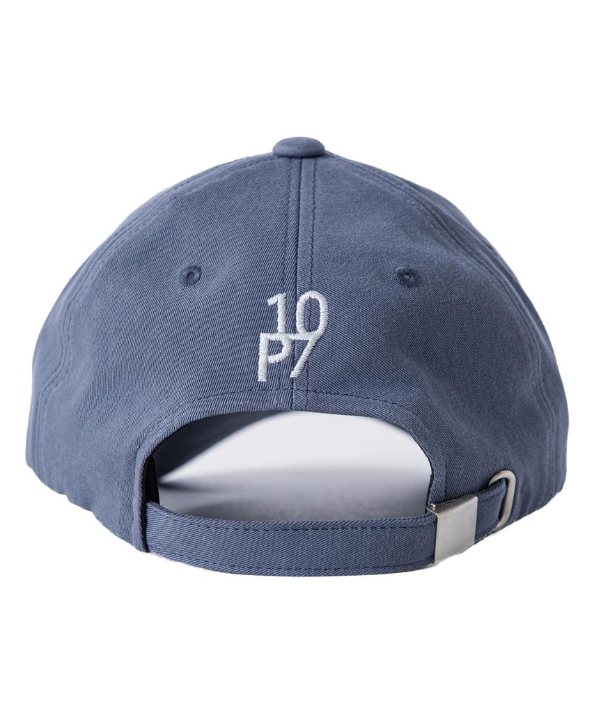 TEN PAST SEVEN Unstructured Logo Cap - Denim