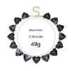 New Trendy Multicolor Resin Heart Beads Chain Necklaces for Women Minimalist Handmade Acrylic Love Choker Party Jewelry Gift